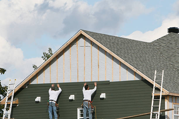 Professional Siding Installation technician working in Snow Shoe, PA